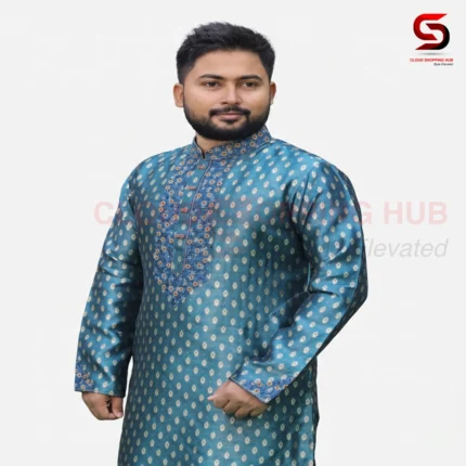 Firoza Color Soft Katan Panjabi - 23