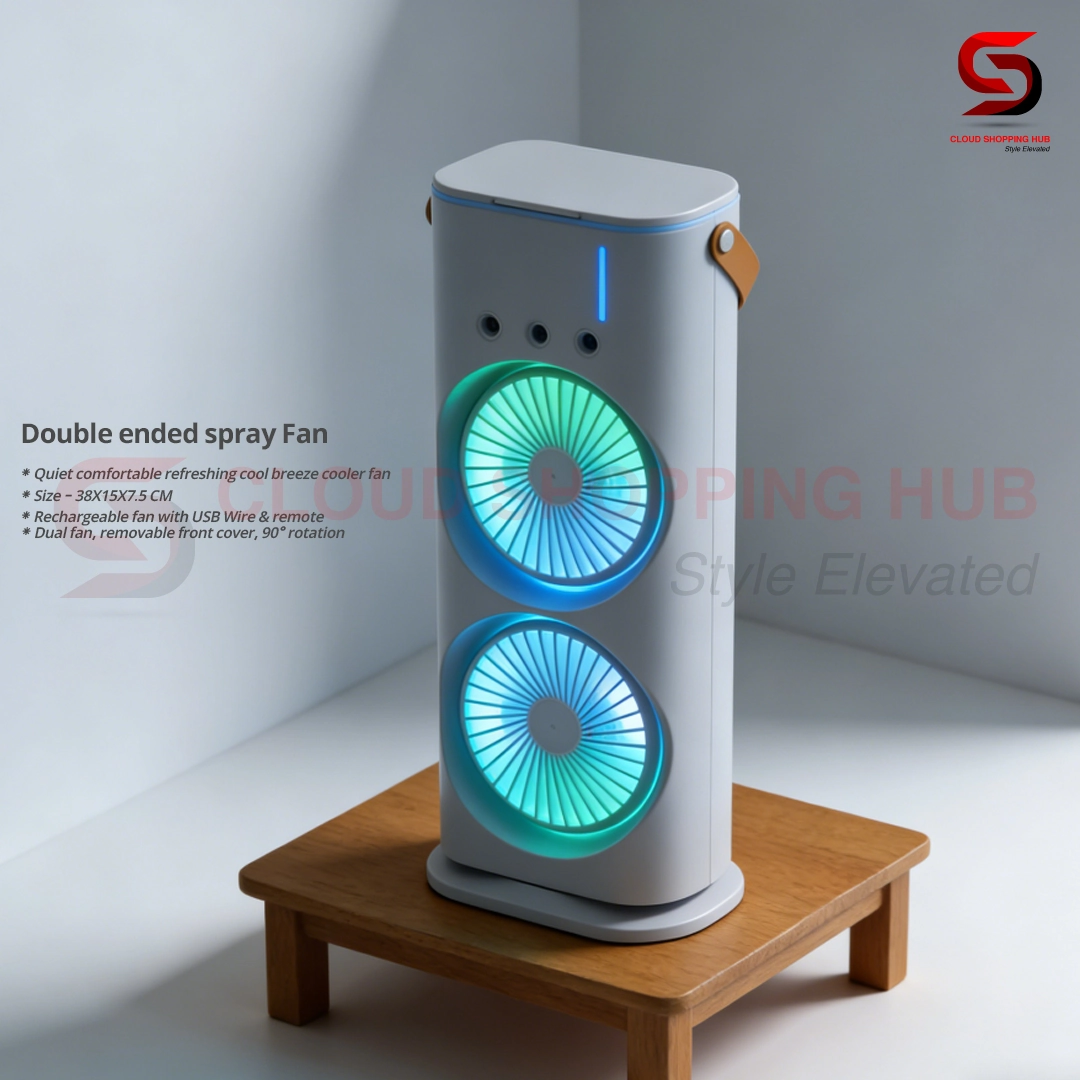 Double Ended Rechargeable Spray Fan - RIF01 - Image 5